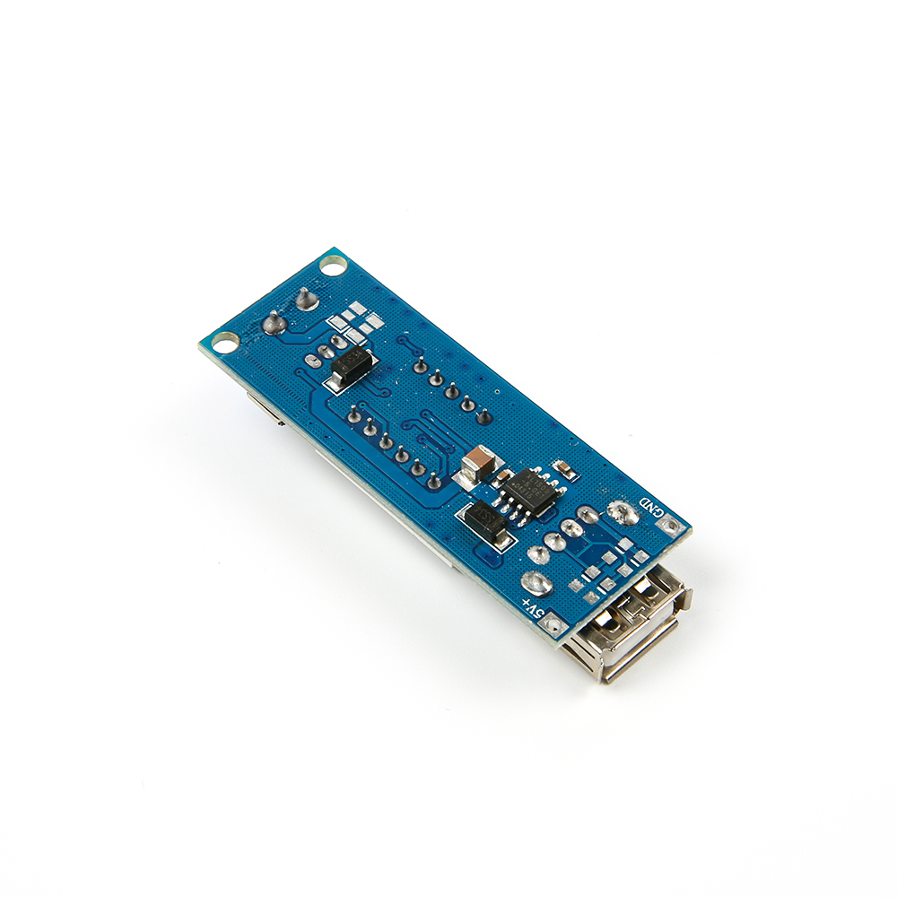 Понижающий преобразователь напряжения с USB разъёмом и вольтметром, DC-DC 40-5в 2А